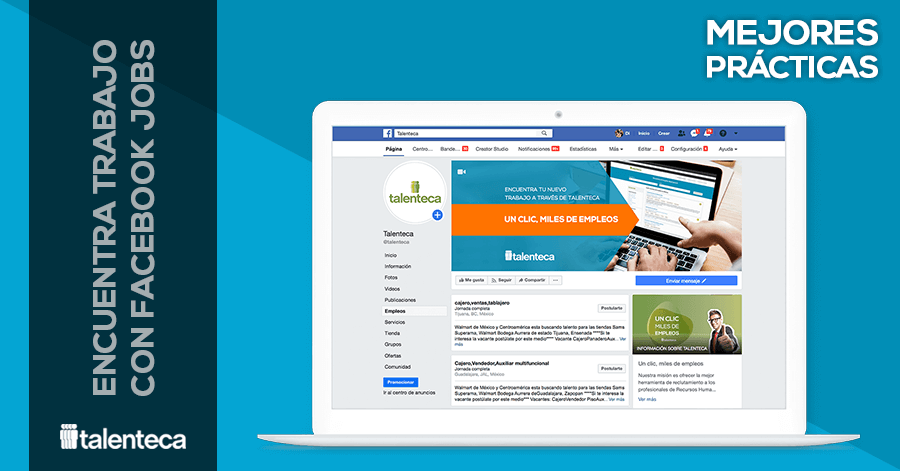 Talenteca + Facebook Jobs = Miles de Empleos